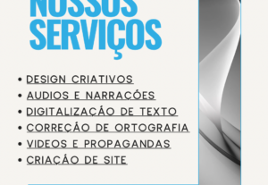 Eu vou criar criativos e design gráfico