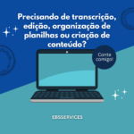 Eu vou Transcrever Áudio e Vídeo