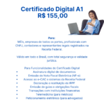 Eu vou emitir o seu Certificado Digital A1