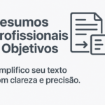 Eu vou Fazer Serviço de Resumo Inteligente para você