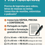 Eu vou Transcrever um arquivo de áudio/Vídeo completo