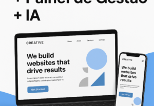 Eu vou fazer Site + Sistema de Gestão Integrado