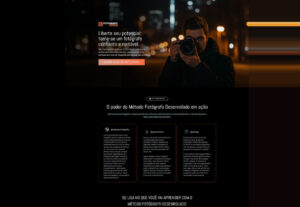 Eu vou fazer sua landing page completa