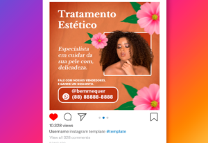 Eu vou fazer uma Arte criativa, para suas redes sociais.