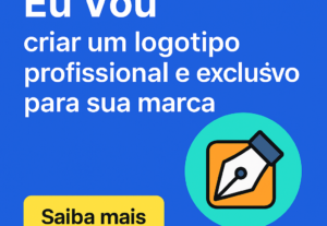 Eu vou desenhar um logotipo único que destaque sua empresa