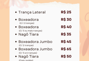 Eu vou fazer uma tabela de valores no Canva