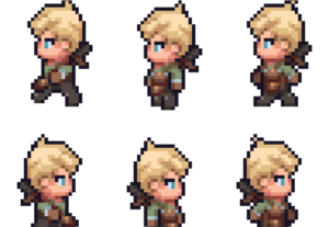 Eu vou criar um personagem em pixel art