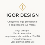 Eu vou criar uma logo diferenciada