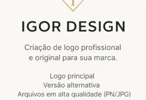 Eu vou criar uma logo diferenciada