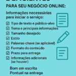 Eu vou Escrever para Você: Descrições, Resumos e Posts