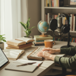 Eu vou fazer textos, traduções, revisões e áudios