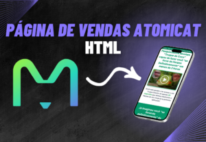 Eu vou criar sua página de vendas na Atomicat