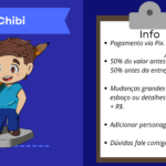 Eu vou fazer design de personagens