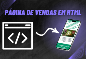 Eu vou criar sua página de vendas em html