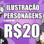 Eu vou fazer uma ilustração de personagem