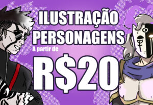 Eu vou fazer uma ilustração de personagem