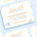 Eu vou fazer seu convite de festa