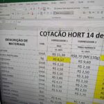 Eu vou fazer Sua planilha para compras