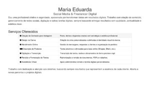 Eu vou Deixar meu portfólio com serviços que faço