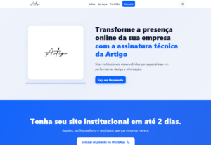 Eu vou Criar seu Site Institucional em até 2 dias