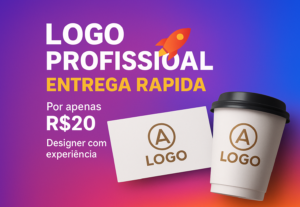 Eu vou criar um logo profissional e moderno pra sua marca