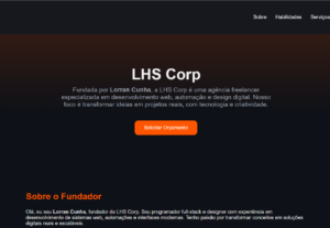 Eu vou fazer seu site profissional moderno e responsivo