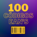 Eu vou fazer 100 Códigos de Barras EAN novos.