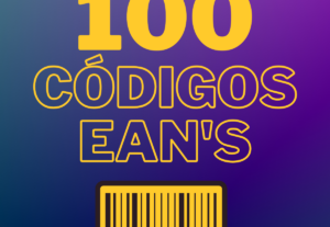 Eu vou fazer 100 Códigos de Barras EAN novos.