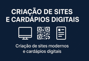Eu vou fazer um web site ou cardápio digital para você