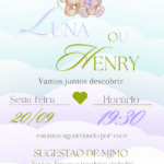 Eu vou fazer o convite para sua festa