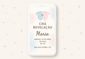 Eu vou Criar convite digital personalizado
