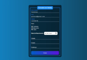 Eu vou Criar seu site com cadastro e login de usuários