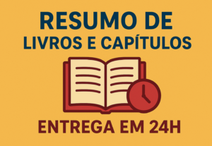 Eu vou fazer resumo claro de textos, livros ou artigos.