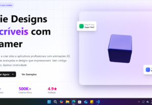 Eu vou criar qualquer projeto web: site, saas, plataforma...