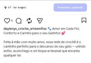 Eu vou fazer sua legenda para sua post nas redes no max 15 m...
