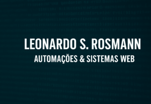 Eu vou criar automações e sistemas web.