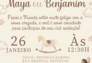 Eu vou fazer seu convite perfeito
