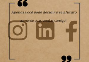 Eu vou fazer Kit Redes Sociais: Bio + 5 Posts