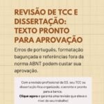 Eu vou Revisar e formatar seus trabalhos acadêmicos
