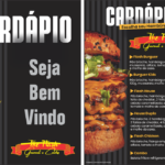 Eu vou Criar a arte do seu Cardápio.