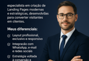 Eu vou fazer sua landing page com preço acessivel