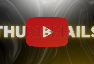 Eu vou fazer thumbnails profissionais e chamativas em até 3h