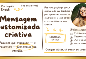 Eu vou fazer textos que emocionam