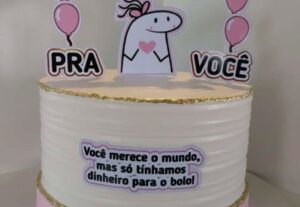 Eu vou fazer seu topo de bolo