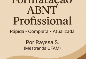 Eu vou Formatar seu trabalho acadêmico