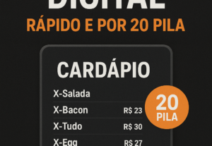 Eu vou Criar Um Cardápio Digital Simples Para seu Negócio