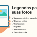 Eu vou escrever uma legenda criativa para sua foto ou vídeo