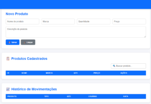 Eu vou fazer um website pra você controlar estoque de produt...
