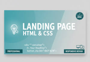 Eu vou FAZER Landing Page Profissional e Responsiva em HTML/...