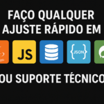 Eu vou fazer ajuste rápido em Java, JavaScript, SQL ou supor...